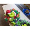 Image 3 : 2 XMAS WREATHS FRANKENSTEIN AND GRINCH