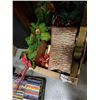 Image 8 : LOT OF ESTATE GOODS - CDS, STEREO, SPEAKERS, AROMA BURNERS, CHRISTMAS DECOR, SANTA FIGURE