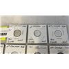 Image 2 : 7 CANADIAN MINT CONDITION 1960'S SILVER DIMES 1962-1968 .800 SILVER