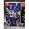Image 3 : 2 AS NEW NINTENDO SWITCH GAMES RETAIL $110 JUST DANCE 2022 AND BRAVELY DEFAULT II