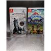 Image 1 : 2 AS NEW NINTENDO SWITCH GAMES RETAIL $120 POKEMON LEGENDS ARCEUS AND ASSASSINS CREED III REMASTERED