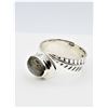 Image 1 : STERLING SILVCER 9MM X 6.9MM NATURAL LABRADORITE RING, 1.77CTS, W/A $545.00, SIZE 6.5