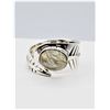 Image 3 : STERLING SILVCER 9MM X 6.9MM NATURAL LABRADORITE RING, 1.77CTS, W/A $545.00, SIZE 6.5
