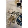 Image 10 : 4 BAGS OF JEWELLRY - PINS, BROOCHES, PENDANTS, AND MORE