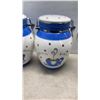 Image 8 : 3 COOKIE JARS WITH CAKE STAND AND 2 CANDY DISHES