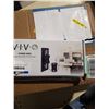 Image 2 : VIVO SINGLE MONITOR AND LAPTOP DESK STAND, HEIGHT ADJUSTABLE VESA ADAPTER AND UNDER DESK SLIDING KEY