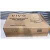 Image 1 : VIVO WOODEN ROCKING KNEELING CHAIR, WHITE SEAT MODEL CHAIR-K04RW