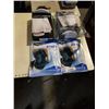 Image 1 : 2 NEW KNEE BRACES WITH ALUMINUM HINGES AND 2 NEW VANITY LIGHT MIRRORS