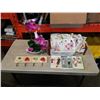 Image 1 : LOT OF SEWING PATTERNS, ARTIFICIAL ORCHID AND VEGETABLE COAT HANGER