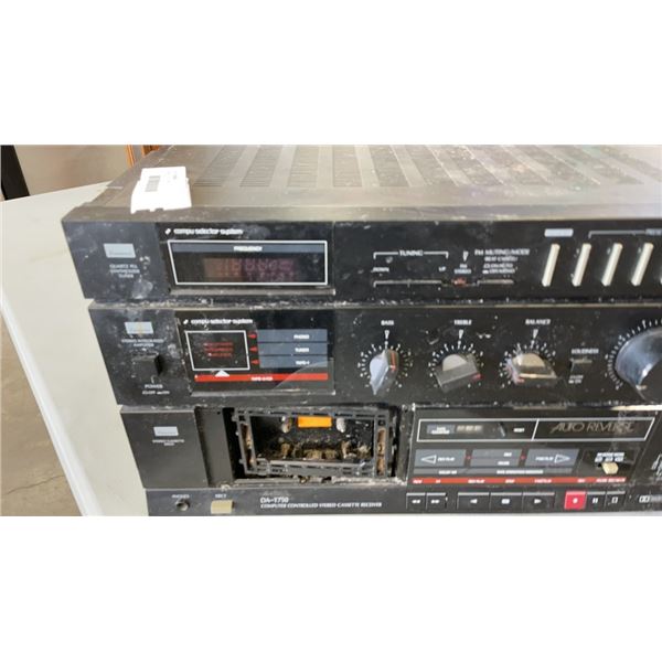 Sansui DA-T550 Récepteur Cassette Stéréo Vintage 130W, Années 80, Numérique, Fait Au Japon
