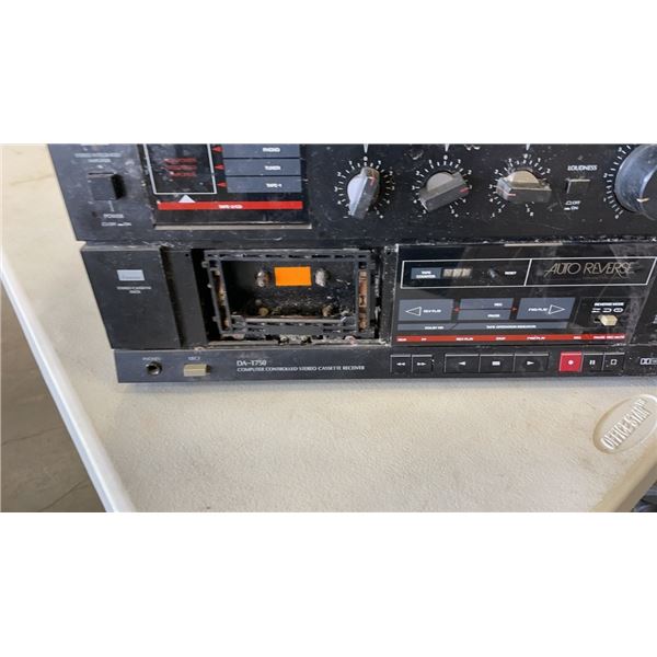 SANSUI DA-T750 COMPUTER CONTROLLED STEREO CASETTE RECEIVER AS FOUND