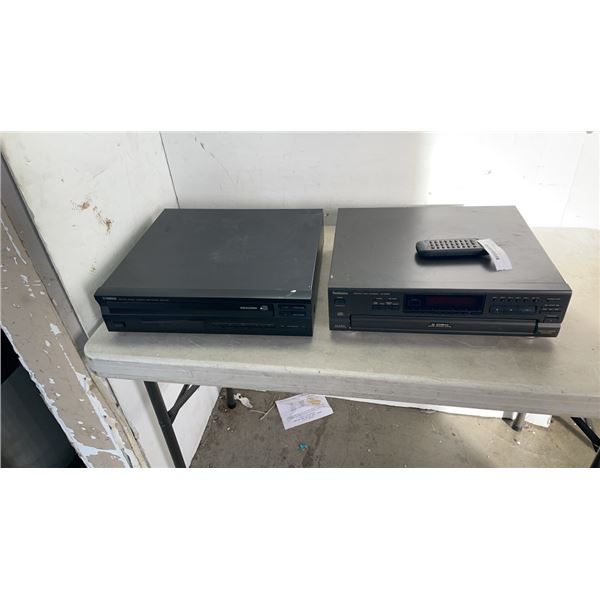 TECHNICS SL-PD888 AND YAMAHA CDC-575 CD PLAYERS BOTH WORKING