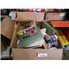 Image 2 : 2 BOXES OF ESTATE GOODS, POLAROID CAMERA, BIKE HELMET, ETC