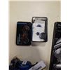 Image 3 : LOT OF HARLEY DAVIDSON CLOCK, BOOK, WILD CARDS AND TIN WITH 2 MOTORCYCLES