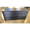 Image 1 : BLACK 6 DRAWER IKEA DRESSER