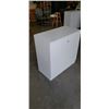 Image 2 : WHITE 2 DOOR LOCKING CABINET WITH KEY