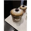 Image 3 : 3 BAUMANNN MID CENTURY LIDDED POTS