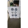 Image 2 : 3 ABSTRACT CANVAS ART