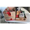 Image 1 : 2 BOXES OF TINS, CIGAR BOXES AND CIGARETTE TINS