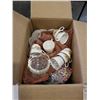 Image 1 : BOX OF OLD CHEALSEA ENGLISH CHINA