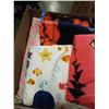 Image 3 : BOX OF BLANKETS AND SHEETS