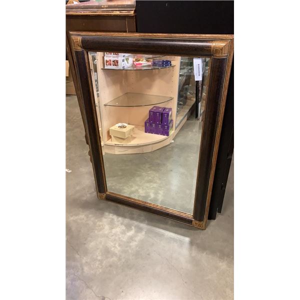 42" X 30" FRAMED BEVELEED MIRROR