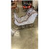 Image 2 : LIGHT UP CHRISTMAS SLEIGH AND REINDEER GARDEN ORMANENT