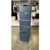 Image 2 : BLACK 5 DRAWER ORGANIZER WITH SOFT CLOSE DRAWERS