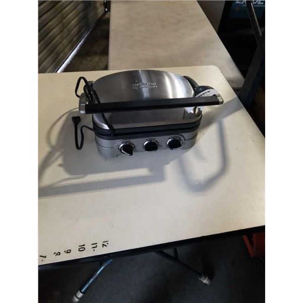 CUISINART GRIDDLER - TESTED WORKING, RETAIL $149