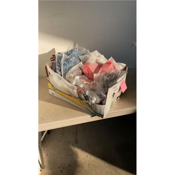 BOX OF NEW ASSORTED AMAZON OVERSTOCK ITEMS