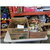 Image 1 : 2 BOXES OF ESTATE GOODS, COLLECTIBLES, KITCHEN ITEMS, ETC