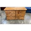 Image 1 : PINE 6 DRAWER DRESSER