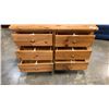 Image 2 : PINE 6 DRAWER DRESSER