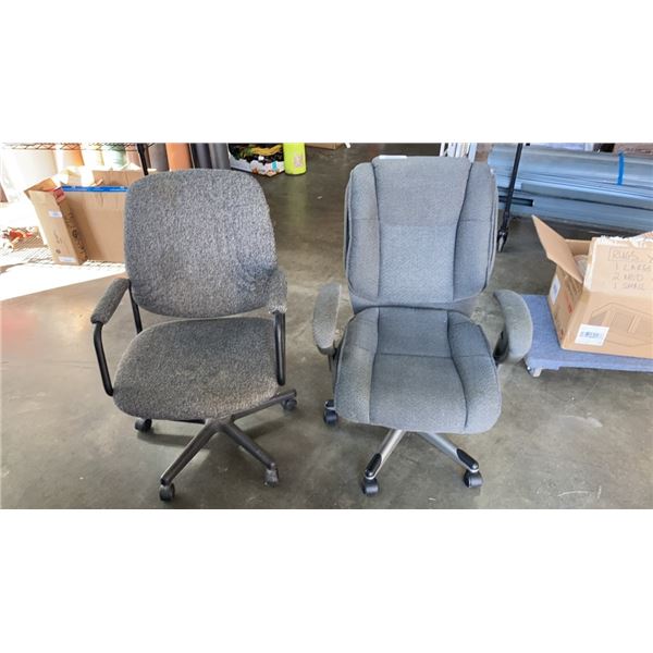 2 GAS LIFT OFFICE CHAIRS