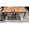 Image 1 : 2 SQUARE ENDTABLES