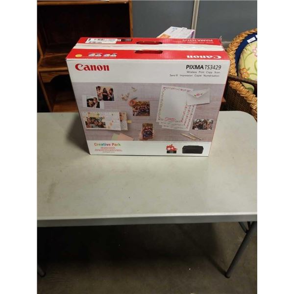 CANON PIXMA TS3429 ALL-IN-ONE INKJET PRINTER TESTED AND WORKING, RETAIL $89