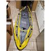Image 2 : ZRAY 360 INFLATEABLE 2 PERSON KAYAK WITH ELECTRIC INFLATOR - HAS LEAK, RETAIL $169