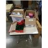 Image 1 : 3 BOXES CHRISTMAS ORNAMENTS, DECORATIONS, LIGHTS