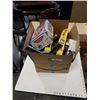 Image 1 : NEW COMBAT HEAD ROBOT WITH BOX OF OVERSIZED LEGO AND CAT MOTORIZED CRANE