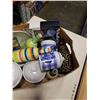 Image 3 : BOX OF CANNISTER SET, ABSTRACT VASES AND MORE