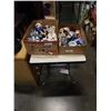 Image 1 : 2 BOXES OF COLLECTIBLES, MASQUERADE MASKS, COOKIE JARS AND MORE