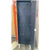 Image 3 : WALL MOUNT GLASS DOOR CABINET WITH HANGERS