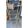 Image 2 : 4 TIER BRASS AND GLASS SHELF