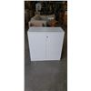 Image 1 : WHITE 2 DOOR LOCKING CABINET WITH KEY
