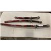 Image 1 : 3 DECORATIVE SWORDS WITH SCABBORDS