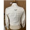 Image 2 : Genuine Burberry White Denim Jacket Size UK 6