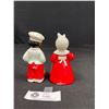 Image 2 : African American Salt & Pepper Shakers Made in Japan. Some Paint Chipping, but overall Good Conditon