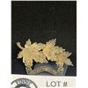 Image 2 : Vintage Sterling Silver Canadian Maple Leaf Brooch