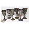 Image 1 : FLAT OF SILVER PLATED GOBLETS MADE IN SPAIN