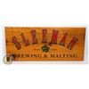 Image 1 : WOOD SLEEMAN BREWING AND MALTING WALL ART